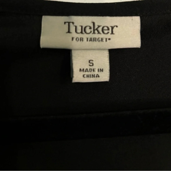 Tucker for Target Womens 3/4 Sleeve Mini Lightweight Polyester Tie Neck Dress - Picture 2 of 7